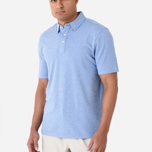 Faherty Men's Short Sleeve Movement Polo Size L